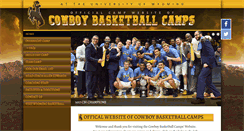 Desktop Screenshot of cowboybasketballcamps.com