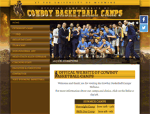 Tablet Screenshot of cowboybasketballcamps.com